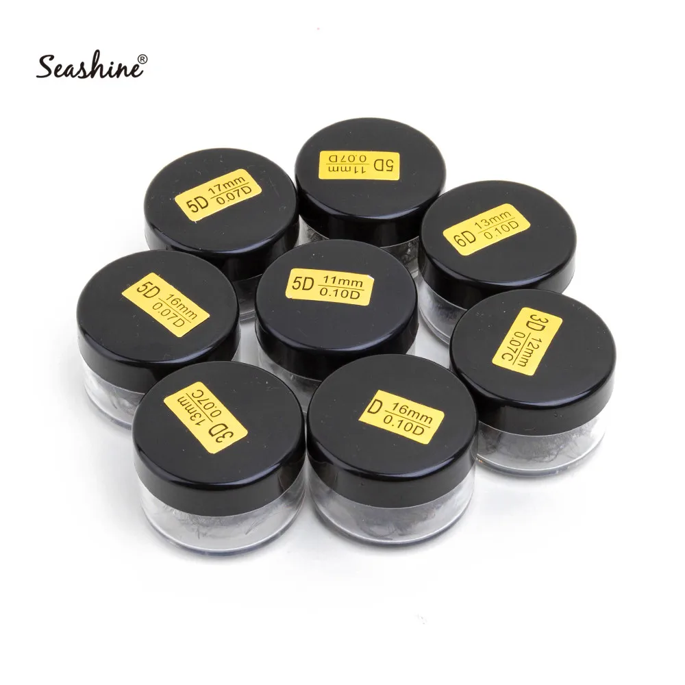 Длинные готовые вееры свободные 500/1000 в одной банке 2D 7D 0 07/0 10 наращивание ресниц