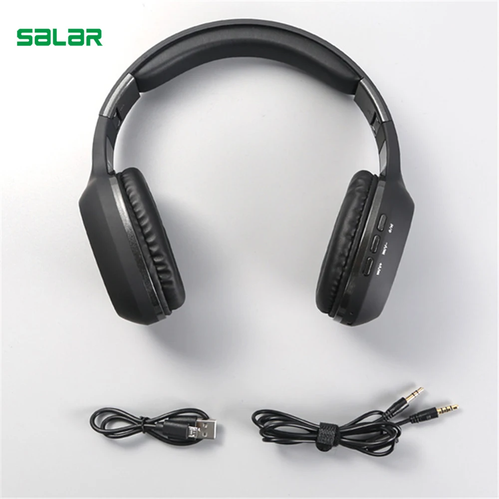 Беспроводные наушники Salar S11 Bluetooth 4 2 складные игровые с микрофоном для телефона
