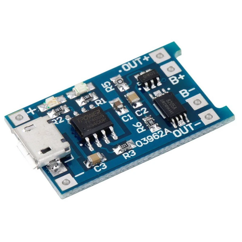 10 шт. 5 в Micro USB 1A 18650 литиевая батарея зарядная плата с зарядным модулем для arduino Diy