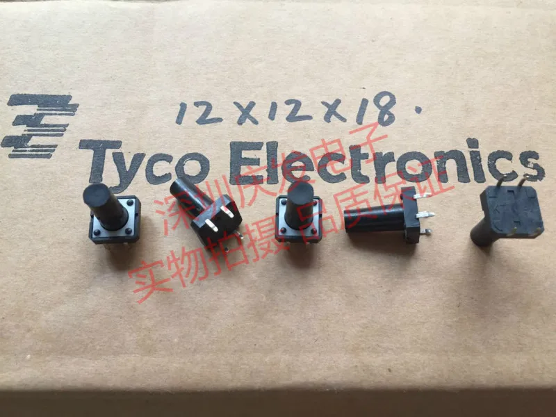 Американский TYCO Tyco 12*12*18 такт переключатель Микро Переключатель Вертикальная
