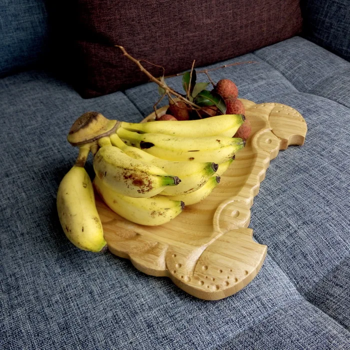 Бамбуковая форма краба Сервировочные подносы для вечеринки/отеля/дома обеденная