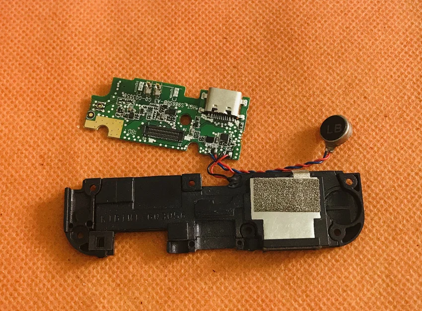 Б/у оригинальная зарядная плата с usb разъемом + Громкий динамик для Vernee X X1 Helio P23