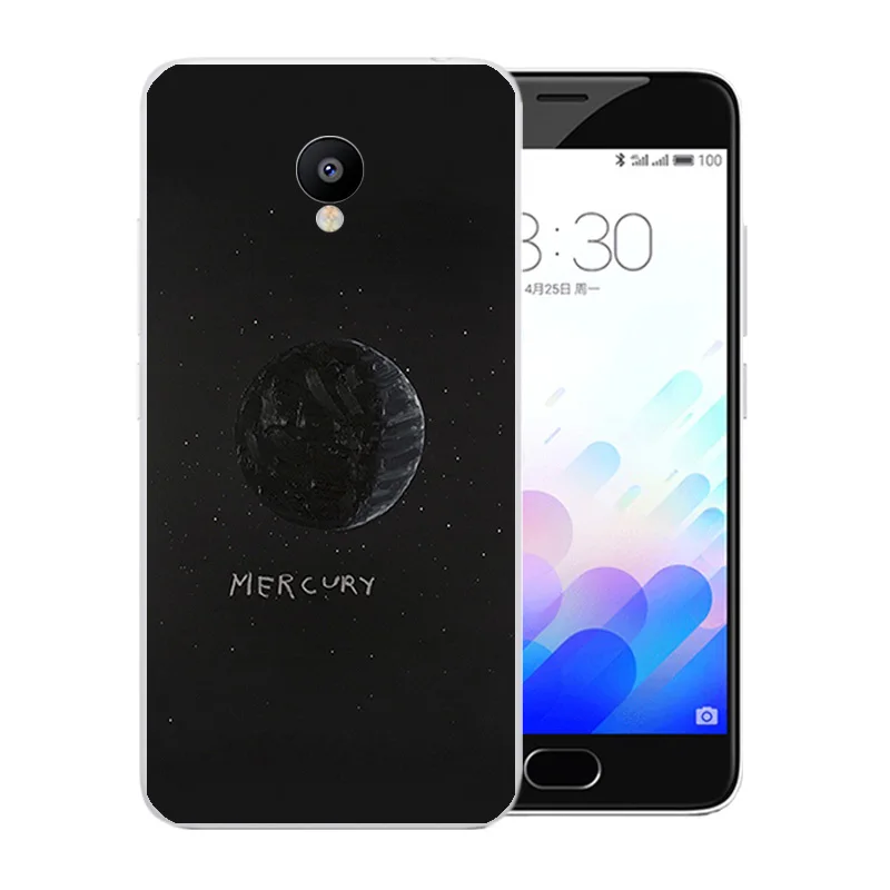 Чехол для телефона Meizu M3/Meizu M3 Mini силиконовый чехол M3S/Meizu M3S прозрачный космический