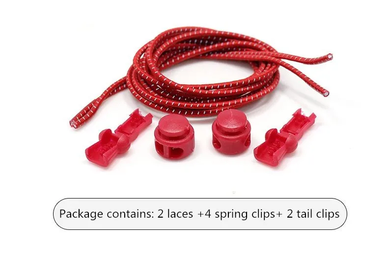 Reflective Elastic Shoelaces Stretching Lock ShoeLaces No Tie Shoelace Outdoor Sneakers Sport Casual Canvas Shoe Laces Wholesale | Обувь
