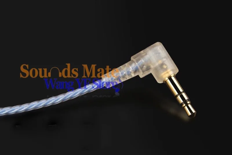 Посеребренный Hi Fi кабель 6N OFC для наушников Shure SE215 SE315 SE425 SE535 SE846 4 цвета|cable cat5|silver
