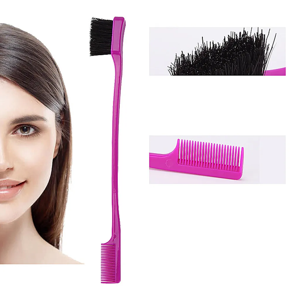 Новая двухсторонняя кисть для бровей стрижки волос стильная Волшебная Расческа