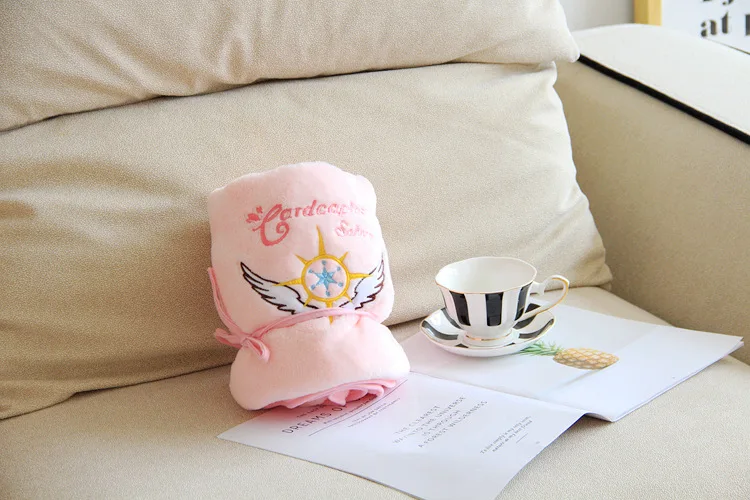 a75X 100 CM Карта аниме Captor Сакура одеяло в Стиле косплей вечная палочка одеяло s девушки подарок на Рождество Хэллоуин - Цвет: a75X 100 CM
