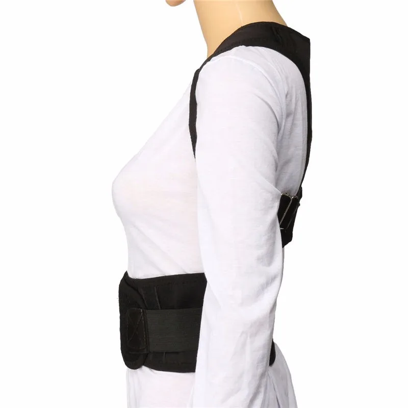 Мужской Женский Регулируемый корсет для коррекции осанки спины поясничный