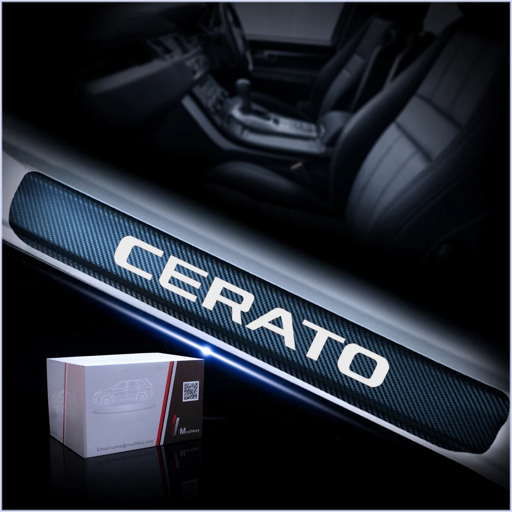 Автомобильные аксессуары 4 шт. для кіа CERATO Накладка на порог двери автомобиля