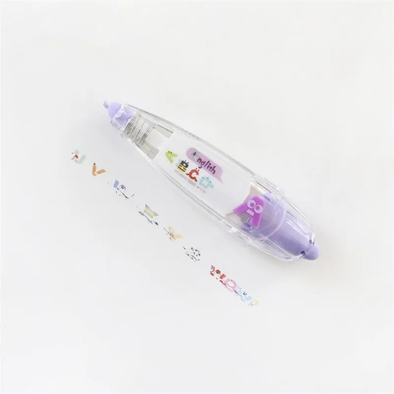 YOUE SHONE 1 шт./лот особенности канцелярские push кружева коррекции с милым модифицированным животным буквенным узором