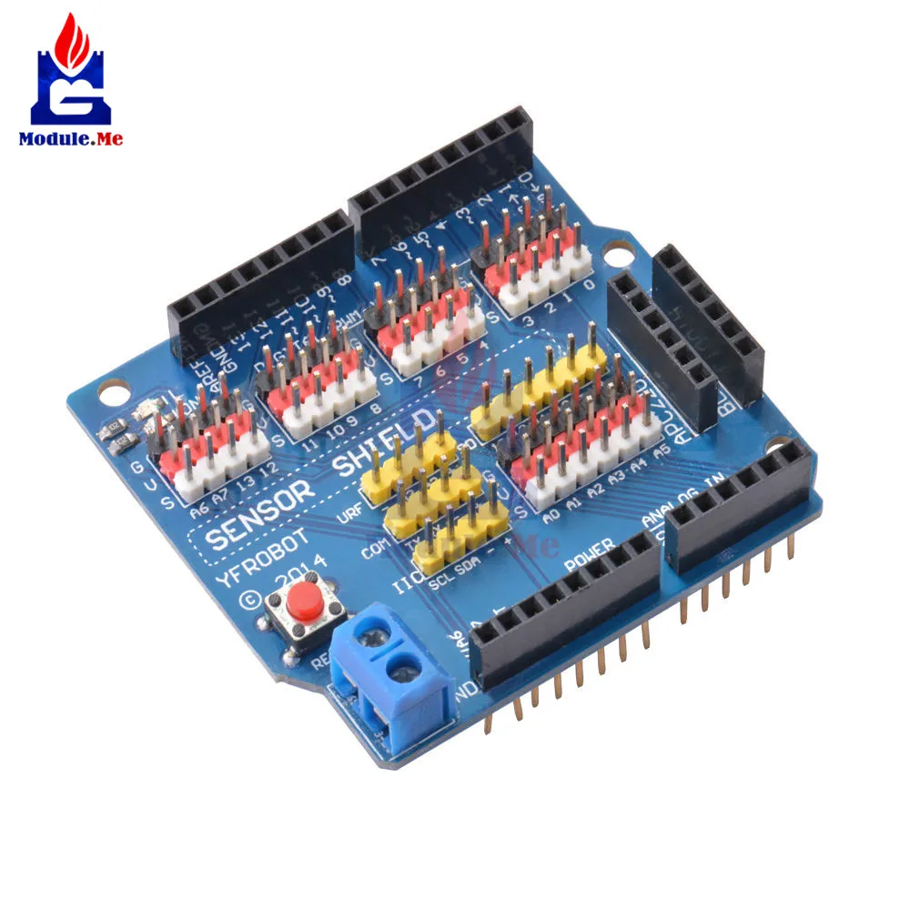 Электрический модуль датчика Щит Плата расширения для Arduino UNO R3 V5. 0 модуль защиты датчика для Arduino UNO