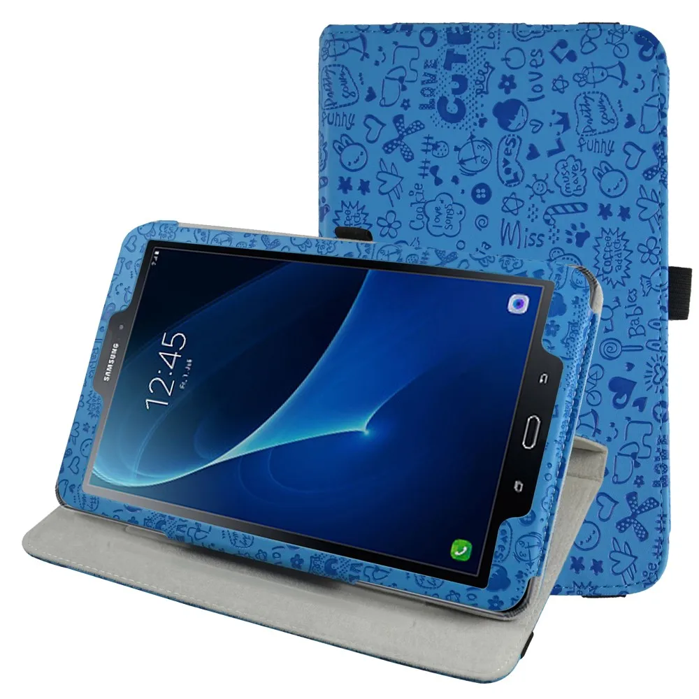 360 градусов вращающийся, поворотный кожа милый чехол для Samsung Galaxy Tab A 10,1 T580 T585 SM-T580 T580N 10," планшет