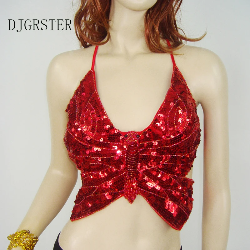 Женский костюм для танца живота DJGRSTER выступления на сцене комплект одежды с
