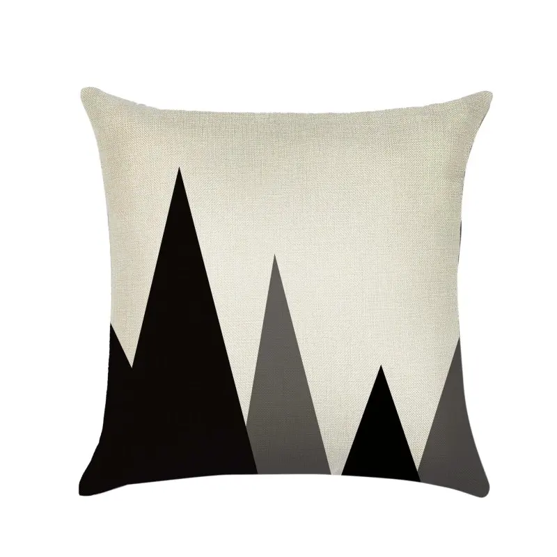 Льняная хлопковая Геометрическая подушка для дома дивана 45x45 см|sofa cushion|sofa