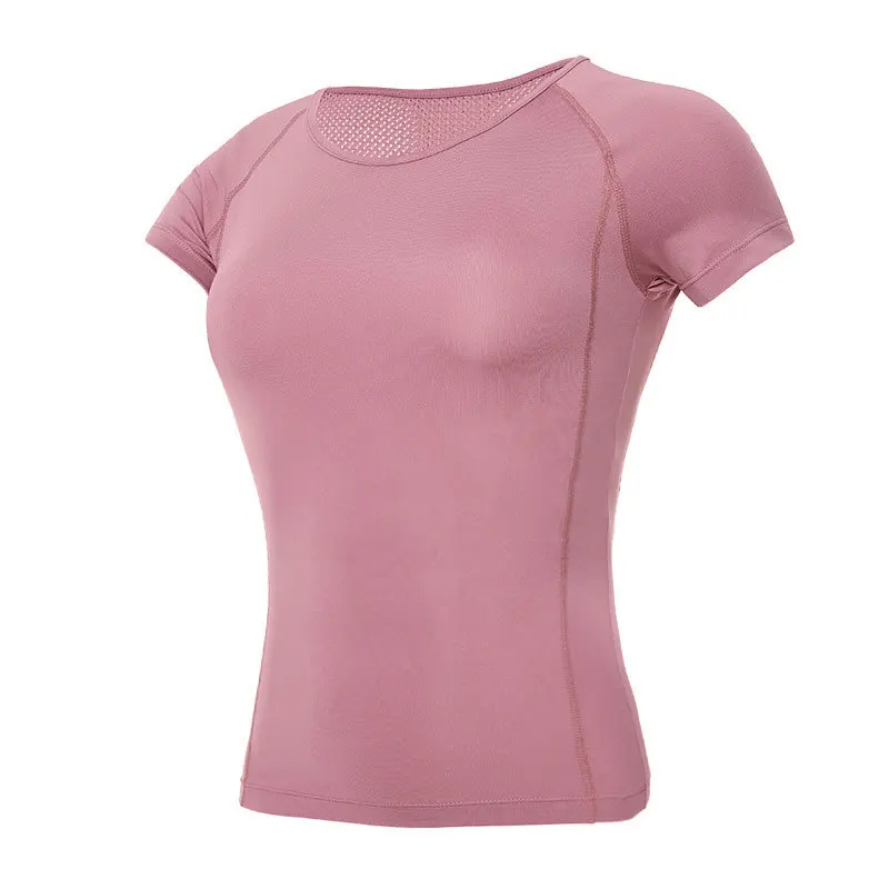 Women Sports Bra Fitness Gym Short Sleeved Top Yoga T-shirt Jogging Suits Femme Running Jerseys Sportswear Training Workout Sets |