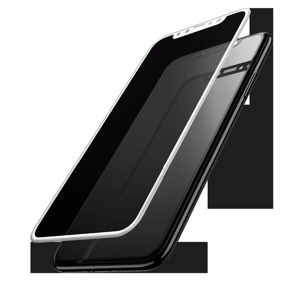 Для iphone 8 Новый 9 H жесткий 2.5D Arc край Полный Экран протектор Закаленное Стекло