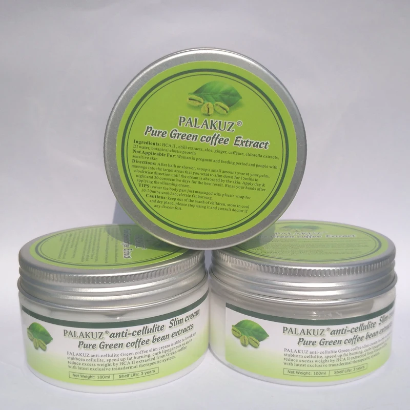 

2 Bottle Green coffee bean extract weight loss cream,best fat burning weight loss reducing weight cream Burning Firming Slimming