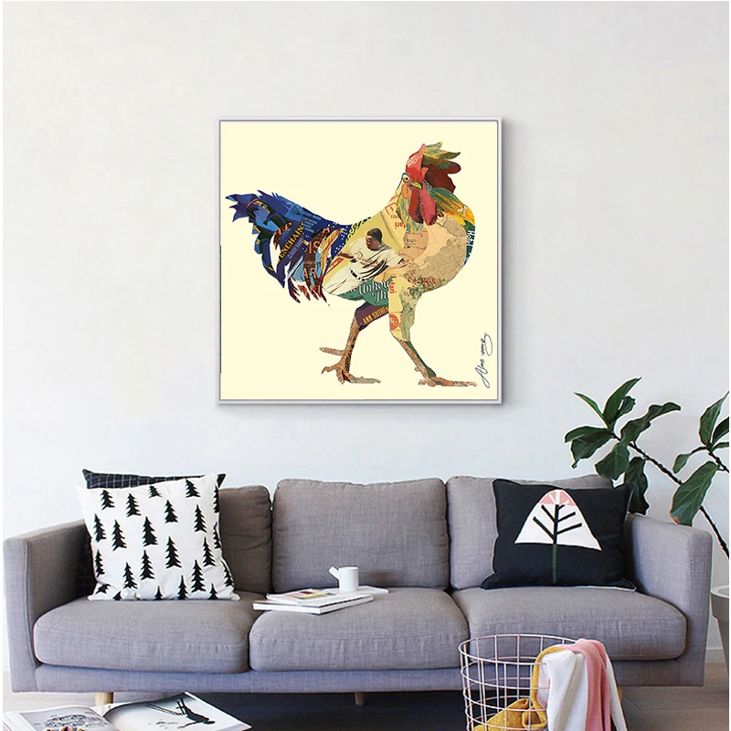 Триптих холст животные собаки принты настенные картины живопись животными