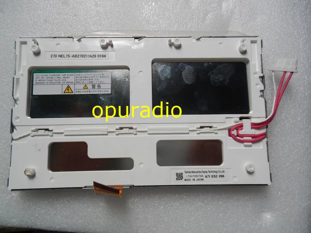 7-дюймовый ЖК-экран Tosheba Matsushita LTA070B272A LTA070B270A LTA070B273A LTA070B278A для Mercedes Toyota car |