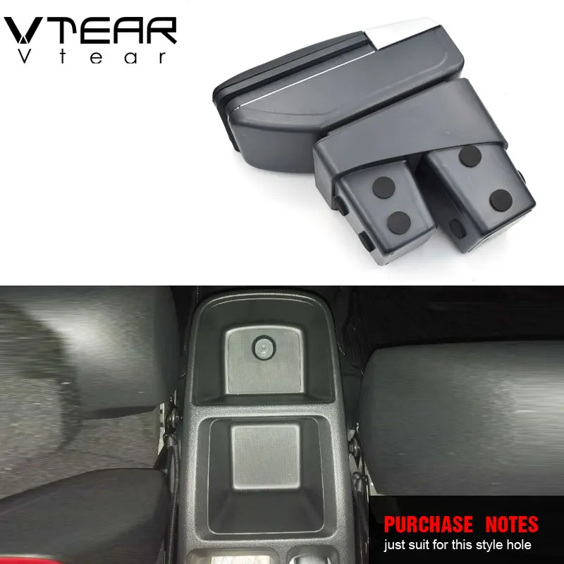 Vtear для Honda WRV автомобильный подлокотник кожаный ящик для хранения USB подлокотник для автомобиля-Стайлинг ABS внутренние детали центральная консоль аксессуары