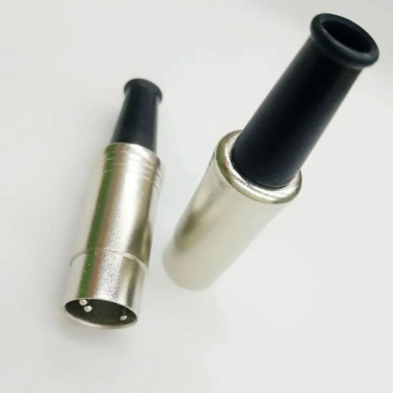 Посеребренный 5Pin XLR микрофон аудио разъем штекер разъемы Cannon кабель S
