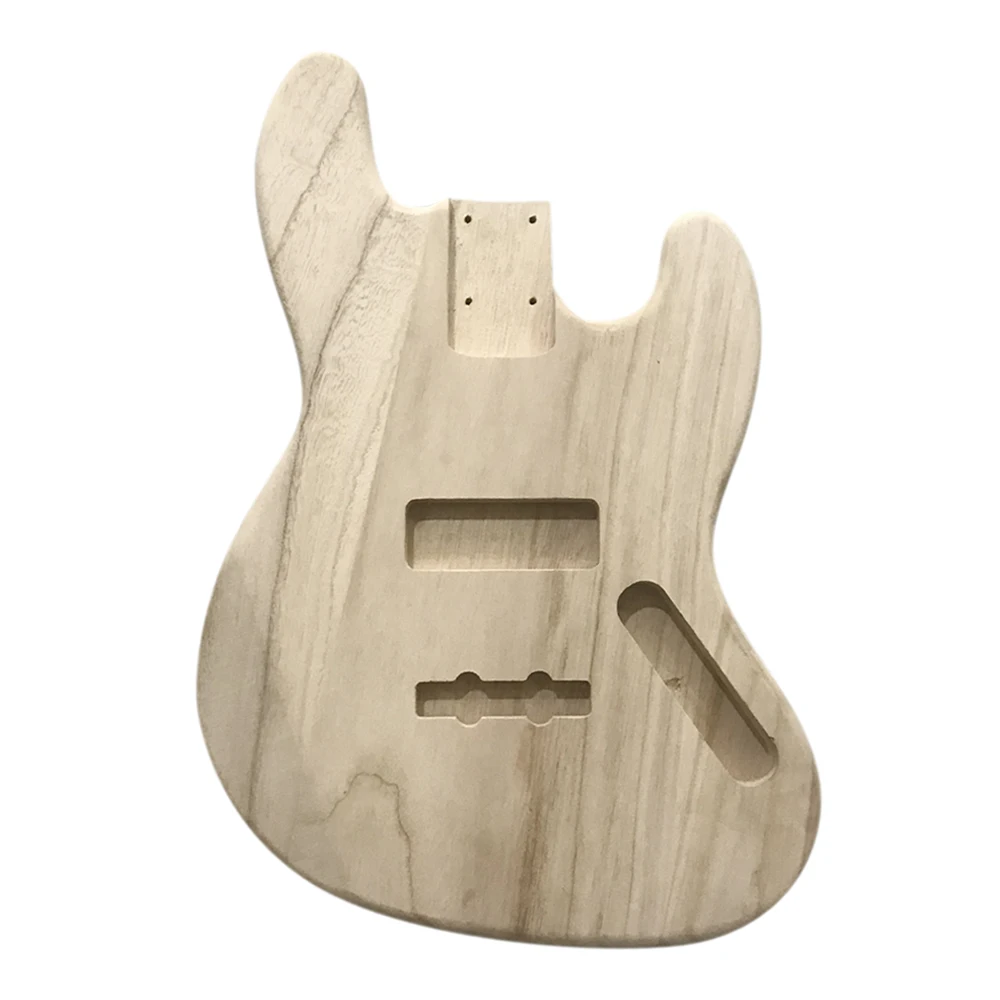 

Polished Wood Type Electric Guitar Body Barrel DIY Electric Guitar Barrel Body Maple Wood For JB Style Bass Guitar