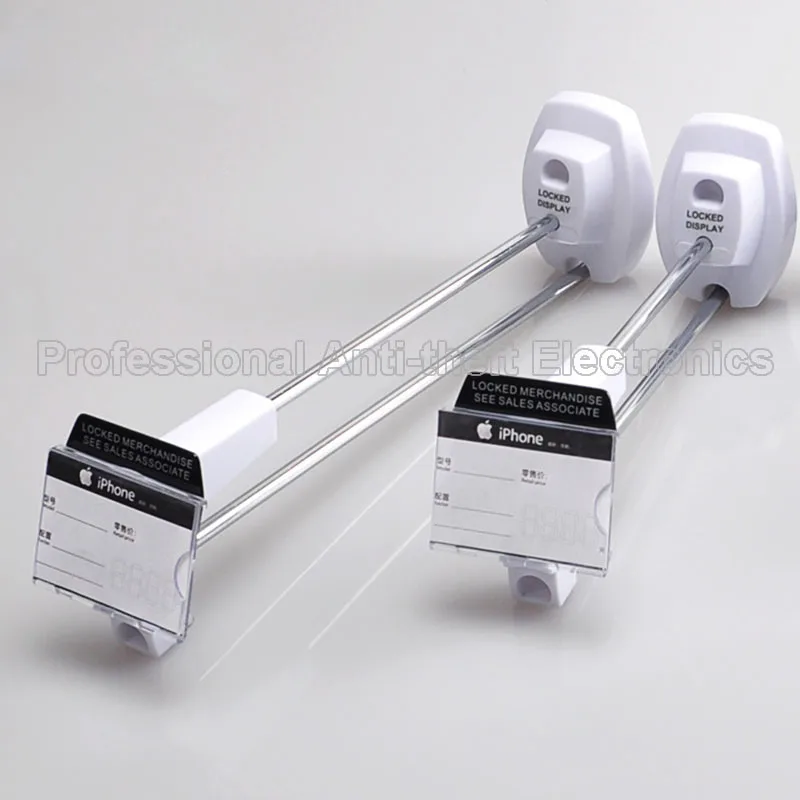 200 шт./лот аксессуары для розничного магазина защитный дисплей настенный крючком