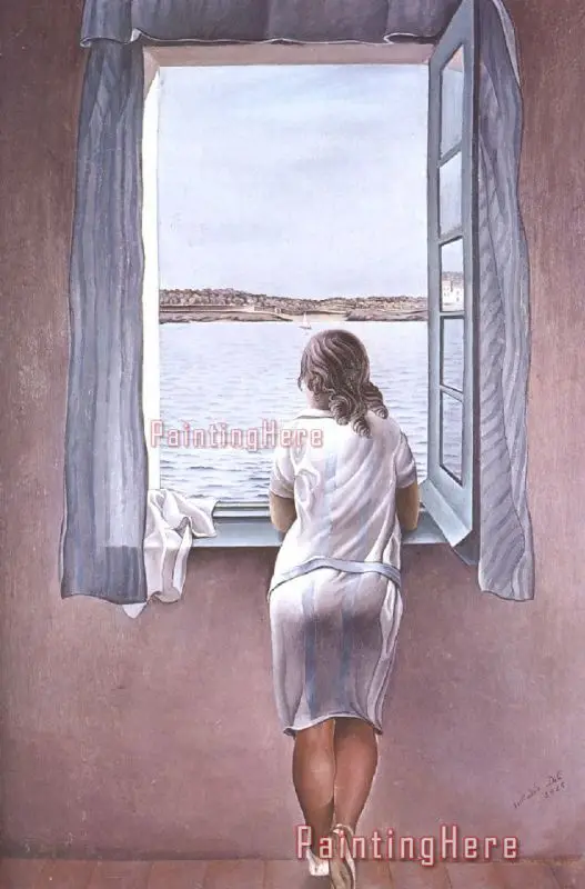 Salvador Dali Figure at a Window canvas print oil painting | large giclee art prints Дом и сад