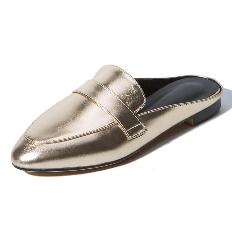 Женские туфли ASILETO на плоской подошве женские весенне летние тапочки сланцы