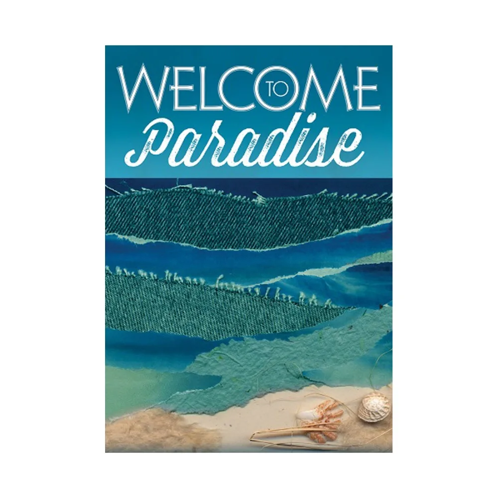 Райский Садовый флаг приветствуется разработанный с двухсторонними