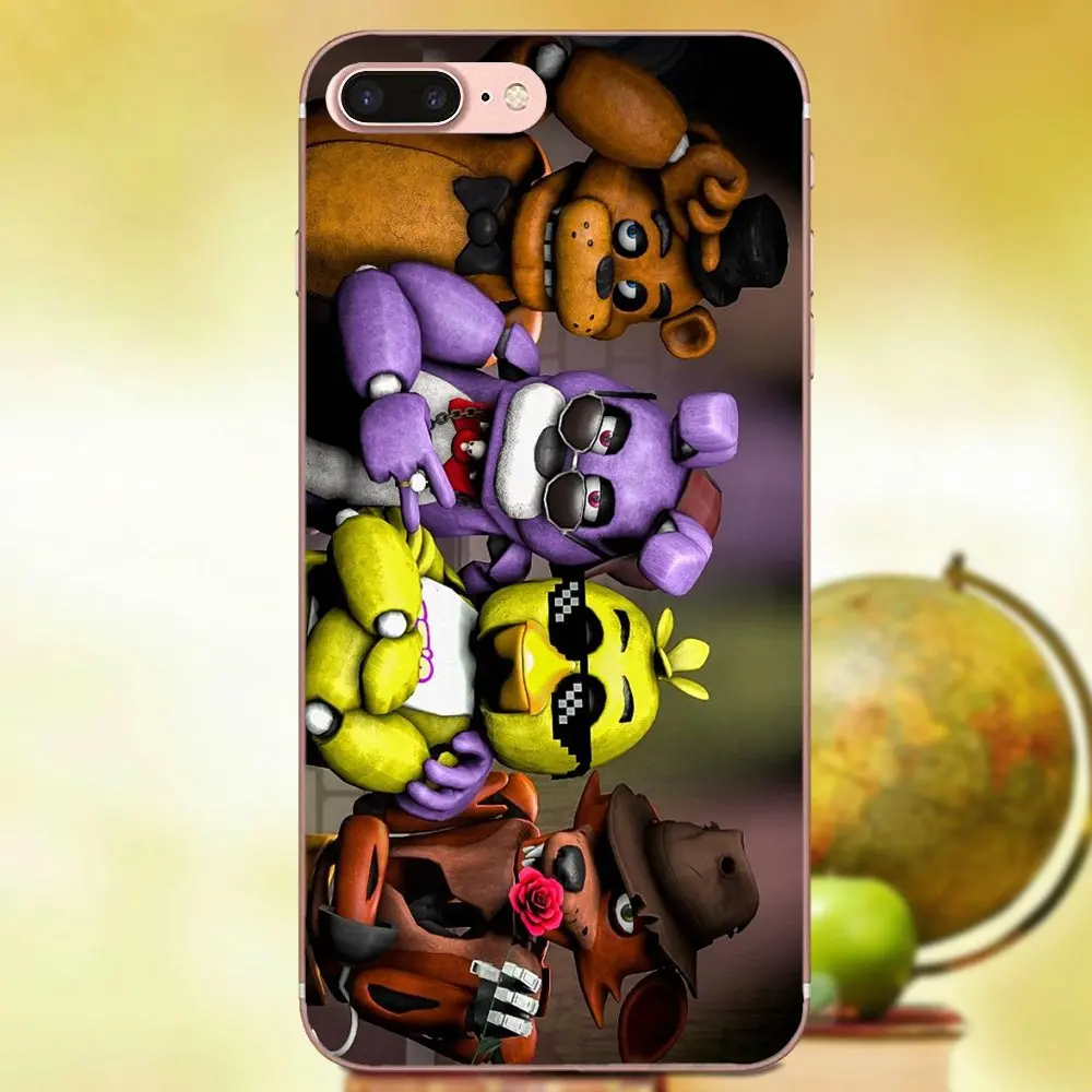 Sfm Fnaf АНИМАТРОНИКА роскошный ТПУ резиновый чехол для телефона Apple iPhone 4 4S 5 5C 5S SE 6 6S 7