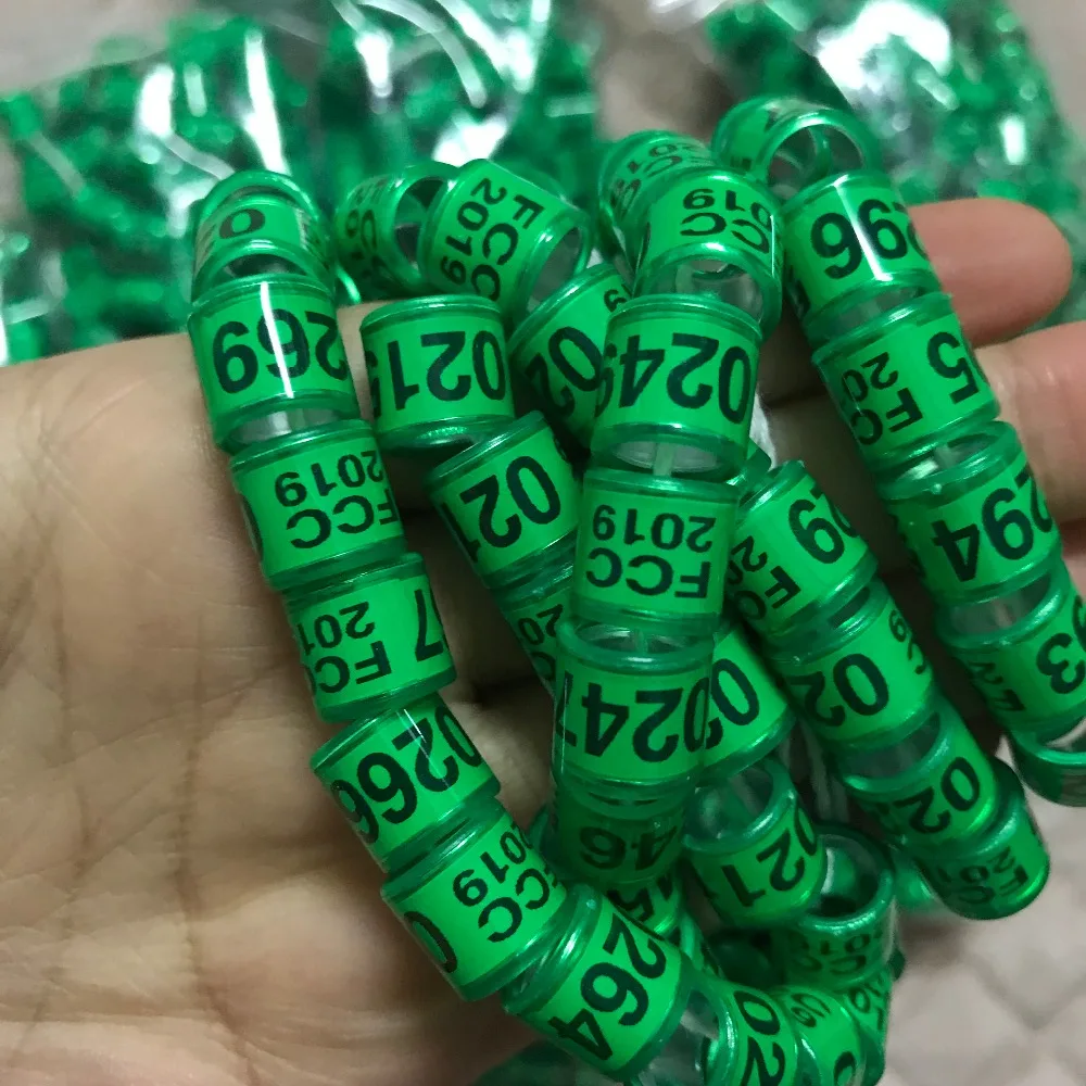 2019 customized birds foot tags FCC 0001-5000 COLORFUL pigeon rings bird ring 5000pcs/Lots | Безопасность и защита