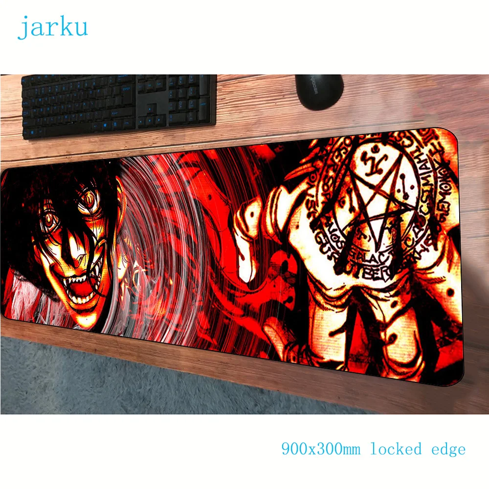 Hellsing коврик для мыши 900x300 мм коврики locrkand Компьютерные аксессуары Мыши игровые
