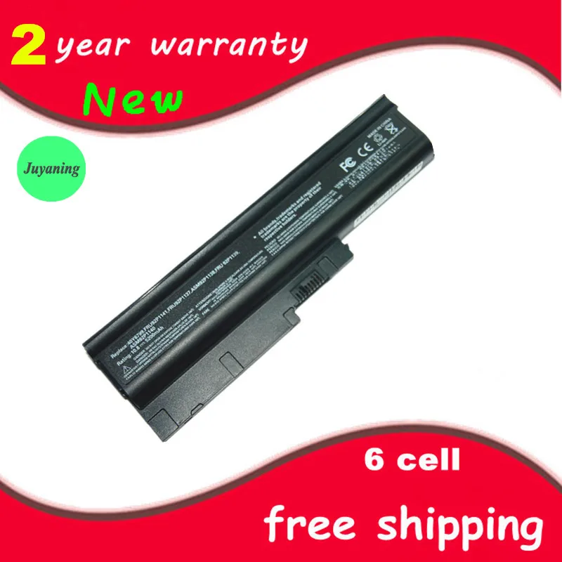 Аккумулятор 4400 мА · ч для ноутбуков IBM/Lenovo R60 R60e R61 R61e R61i T60 T60p Z60m Z61e Z61m Z61p R500 T500 W500 SL400
