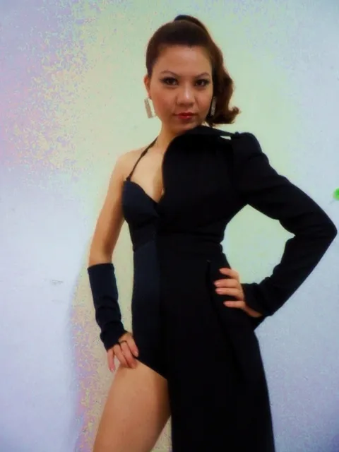 women sexy Fashion star unilateral cloak coat bodysuit gloves female singer outfit costumes stage performance show clothing 6