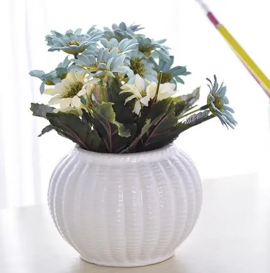 Творческий моделирование растение в горшке горшок набор офисной обстановкой