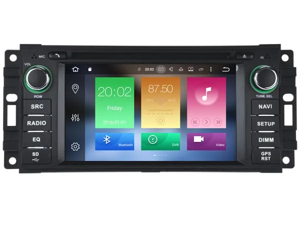 4G RAM Octa-Core Android 8.0 CAR DVD player FOR JEEP GRAND CHEROKEE PATRIOT WRANGLE car audio gps stereo Multimedia navigation | Автомобили