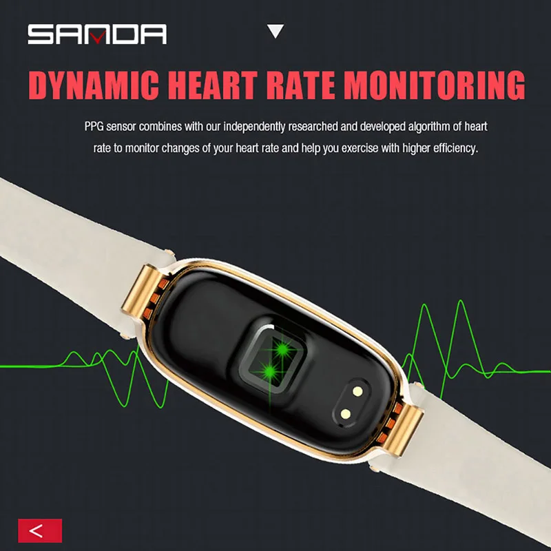 SANDA S3 Смарт-часы IP67 водонепроницаемый монитор сердечного ритма кровяное давление