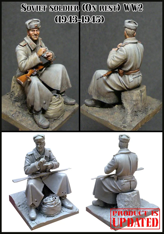 

1:35 Resin kit Soviet soldiers in World War II