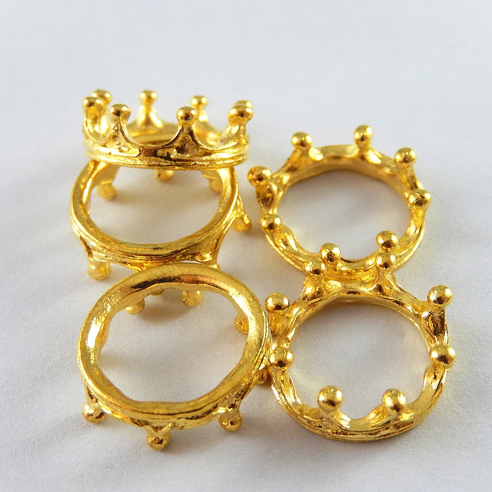 (10 штук) модные Цепочки и ожерелья подвеска Золотая Корона Мода Человек Браслет