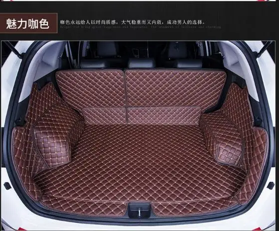 Полностью закрытый 3D коврик для багажника автомобиля модифицированный коврик для hyundai Tucson автомобильные чехлы - Цвет: See the figure 2
