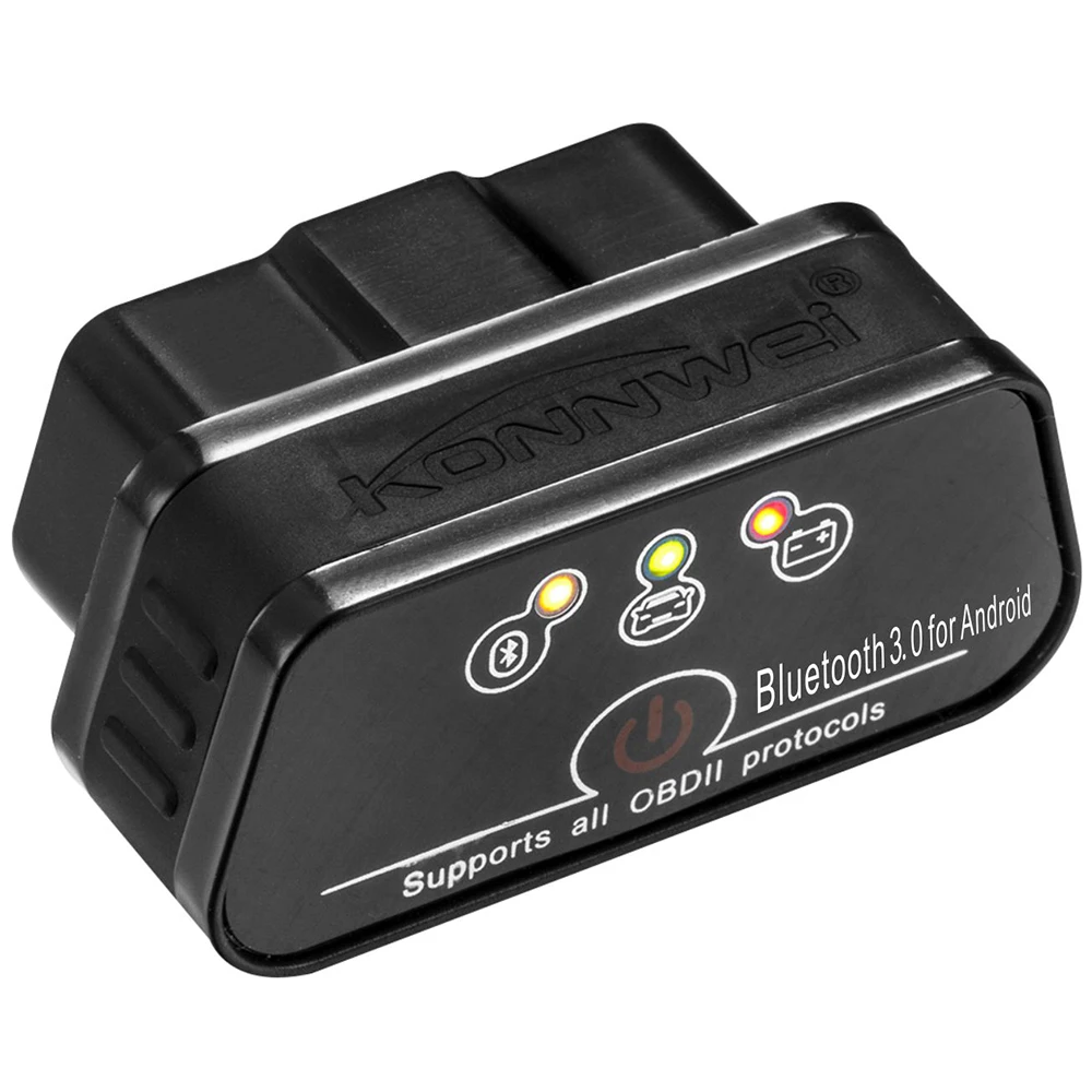 Konnwei KW901 детектор 12В OBD OBD2 Bluetooth3.0 чип диагностический сканер кода