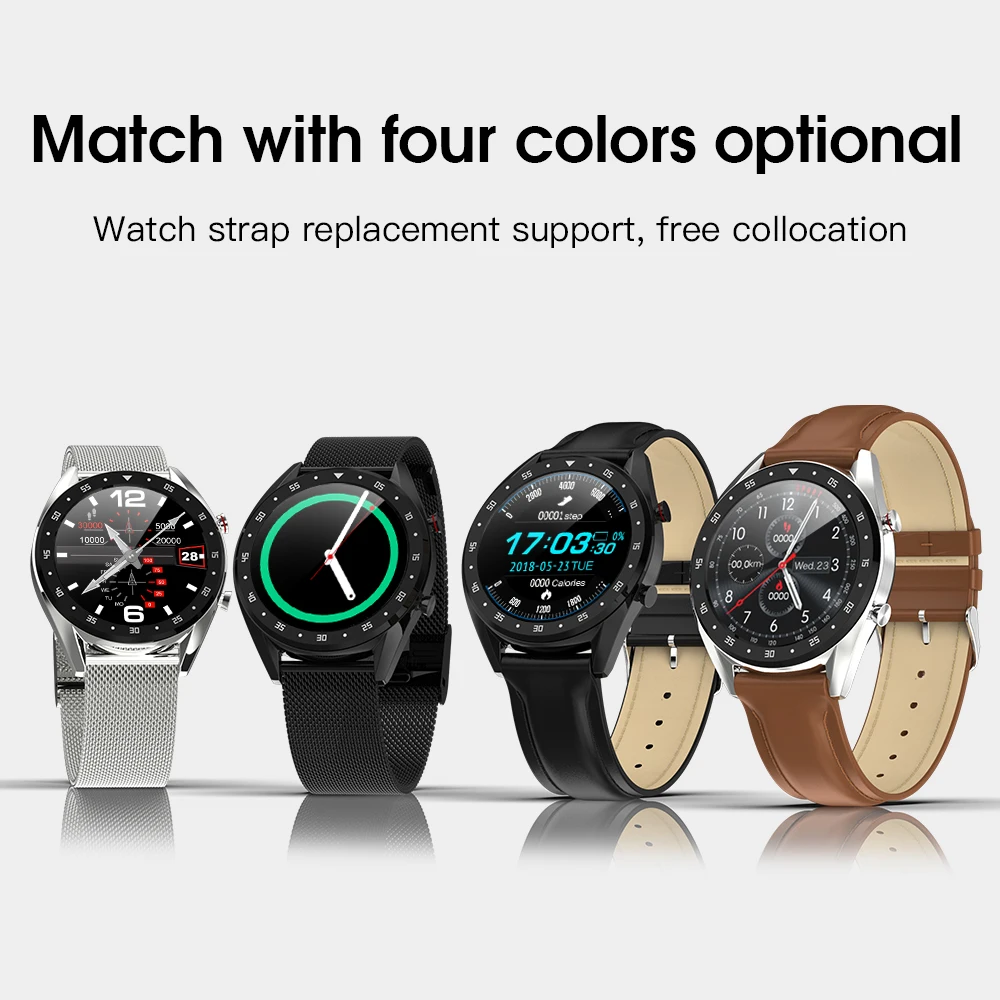 696 L7 BTcall SmartWatch спортивные часы ECG + PPG HRV отчет сердечного ритма тест артериального
