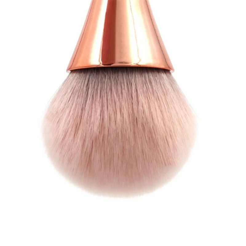 Кисть для пудры румян Золотая кисть основы под макияж Профессиональная макияжа