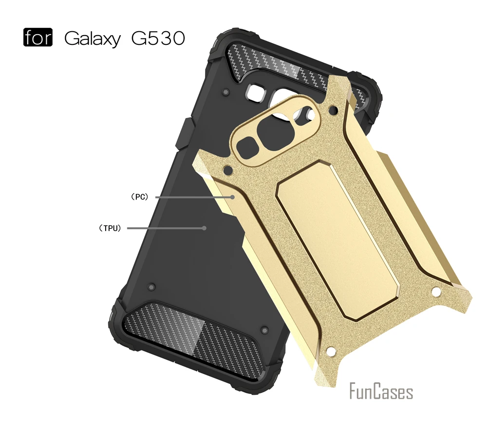 Чехол для samsung Galaxy G530 Grand Prime защитный чехол из ТПУ и поликарбоната задней панели