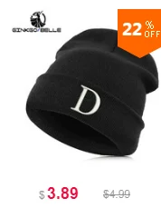 Beanie Hat Skullie Cap Slouchy Winter Embroidery Punk Cool Men Women Boy Girl Teens Street Dance- Alphabet H Name Abbreviation