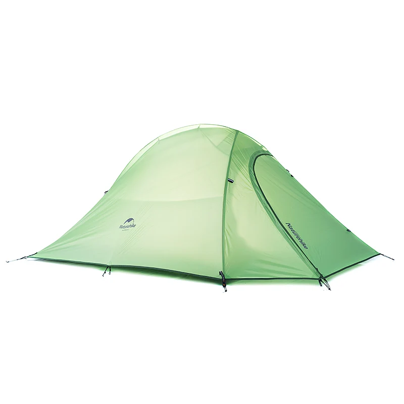 Naturehike Cloud Up 2 человек Сверхлегкий Палатка для кемпинга лучшее оборудование для кемпинга новая версия - Цвет: 210T Green
