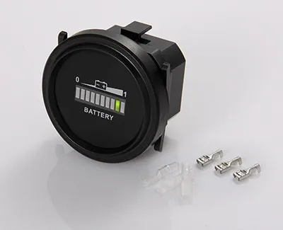 Бесплатная доставка! круглый свинцово кислотная Батарея индикатор разряда Meter