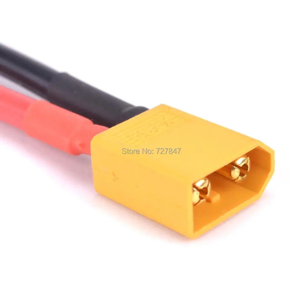 Штепсельная Вилка XT60 с силиконовым разъемом 14 AWG для аккумулятора 7 4 В 11 1 8 в 22 2