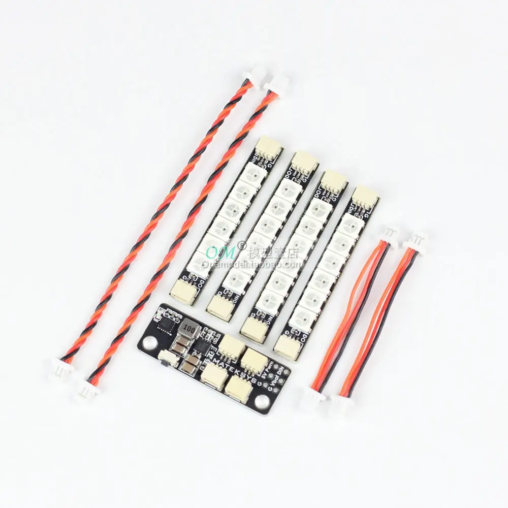 Контроллер Matek System 2812LED 2 6S светодиодный модуль управления с 5V BEC / 2812 LED